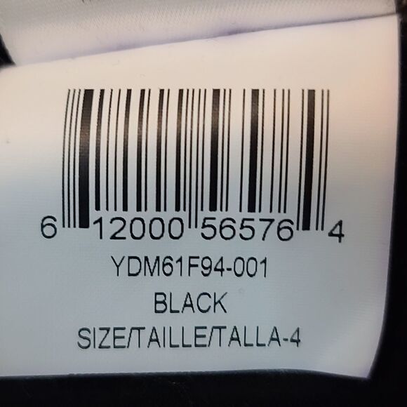 BCBGeneration Black Wrap Style Lace Dress NWT Size 4 - Picture 5 of 9